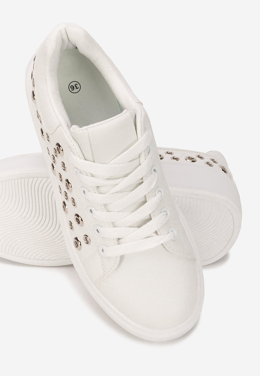 Sneakers με πλατφόρμα Anaya λευκά