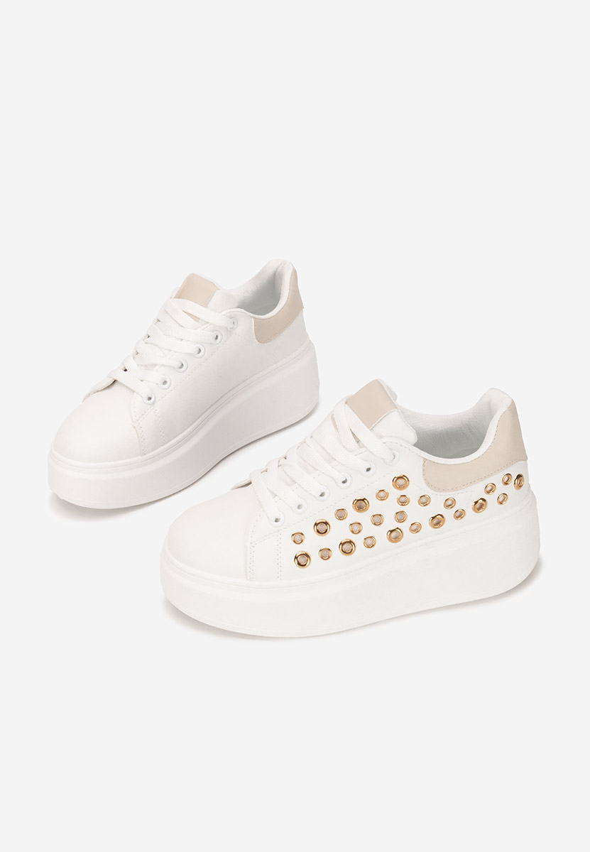 Sneakers με πλατφόρμα Anaya V5 λευκά