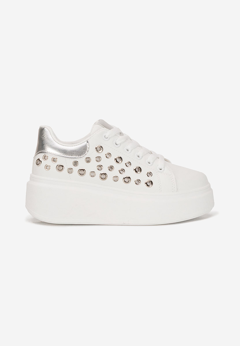 Sneakers με πλατφόρμα Anaya V4 λευκά