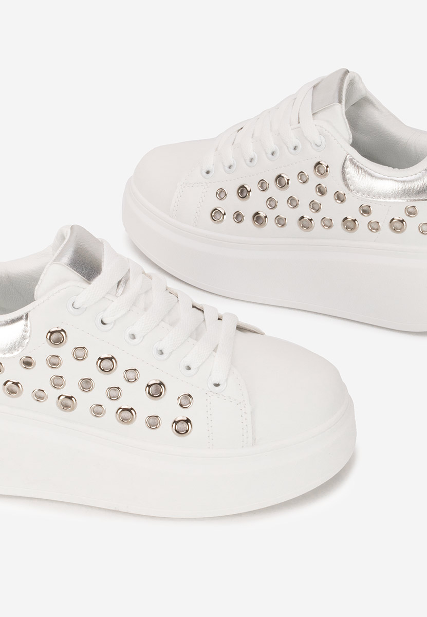 Sneakers με πλατφόρμα Anaya V4 λευκά