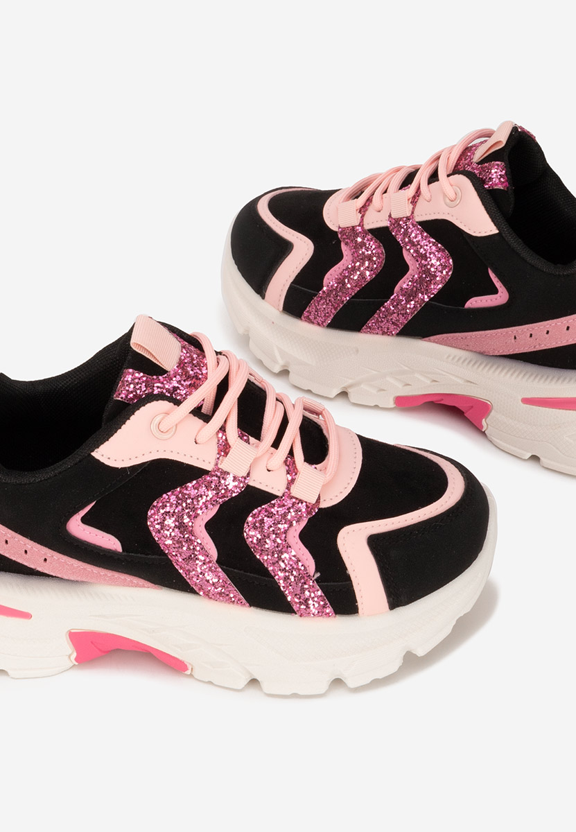 Sneakers με πλατφόρμα Odinea μαύρα