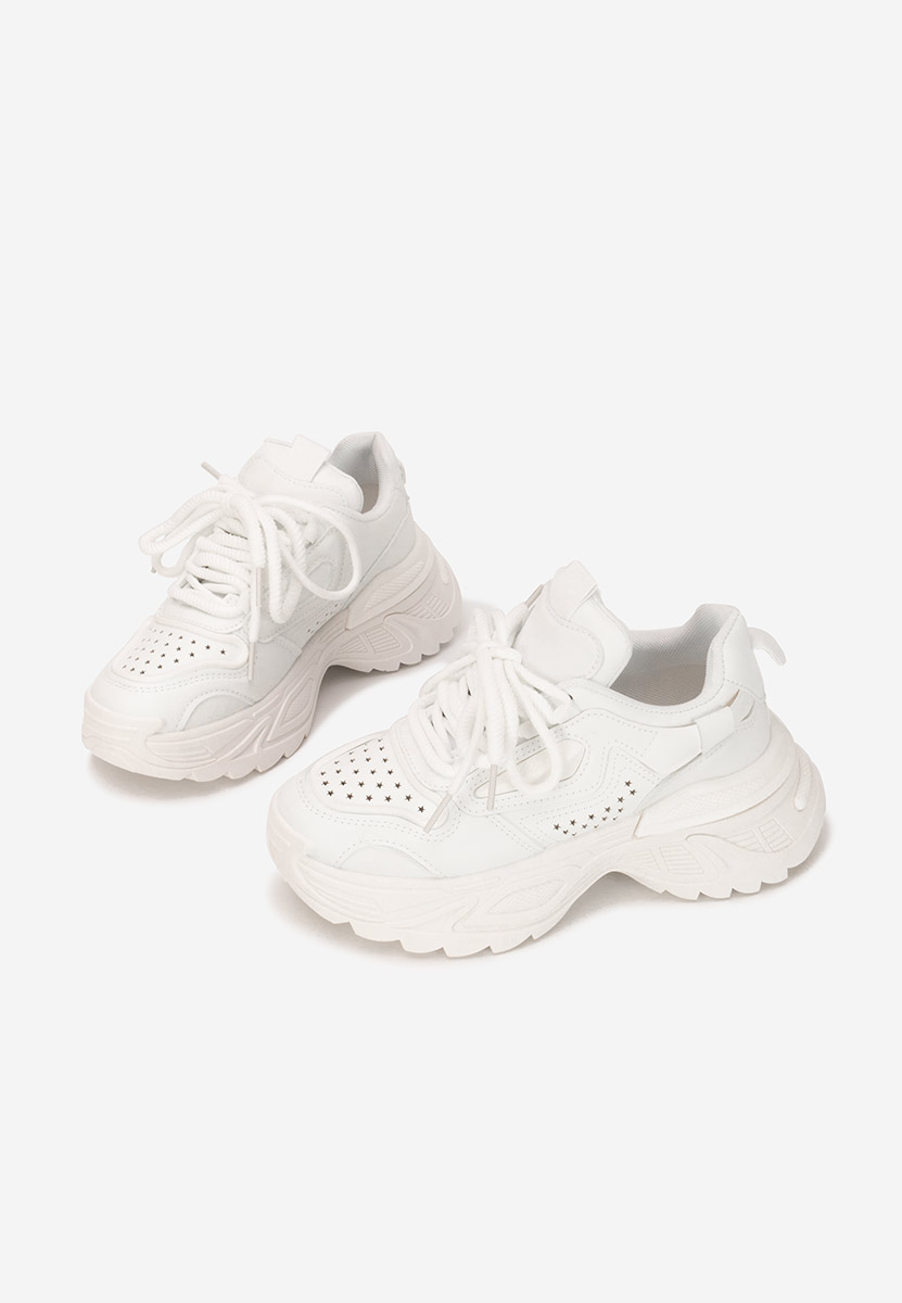 Sneakers με πλατφόρμα Dorathy λευκά