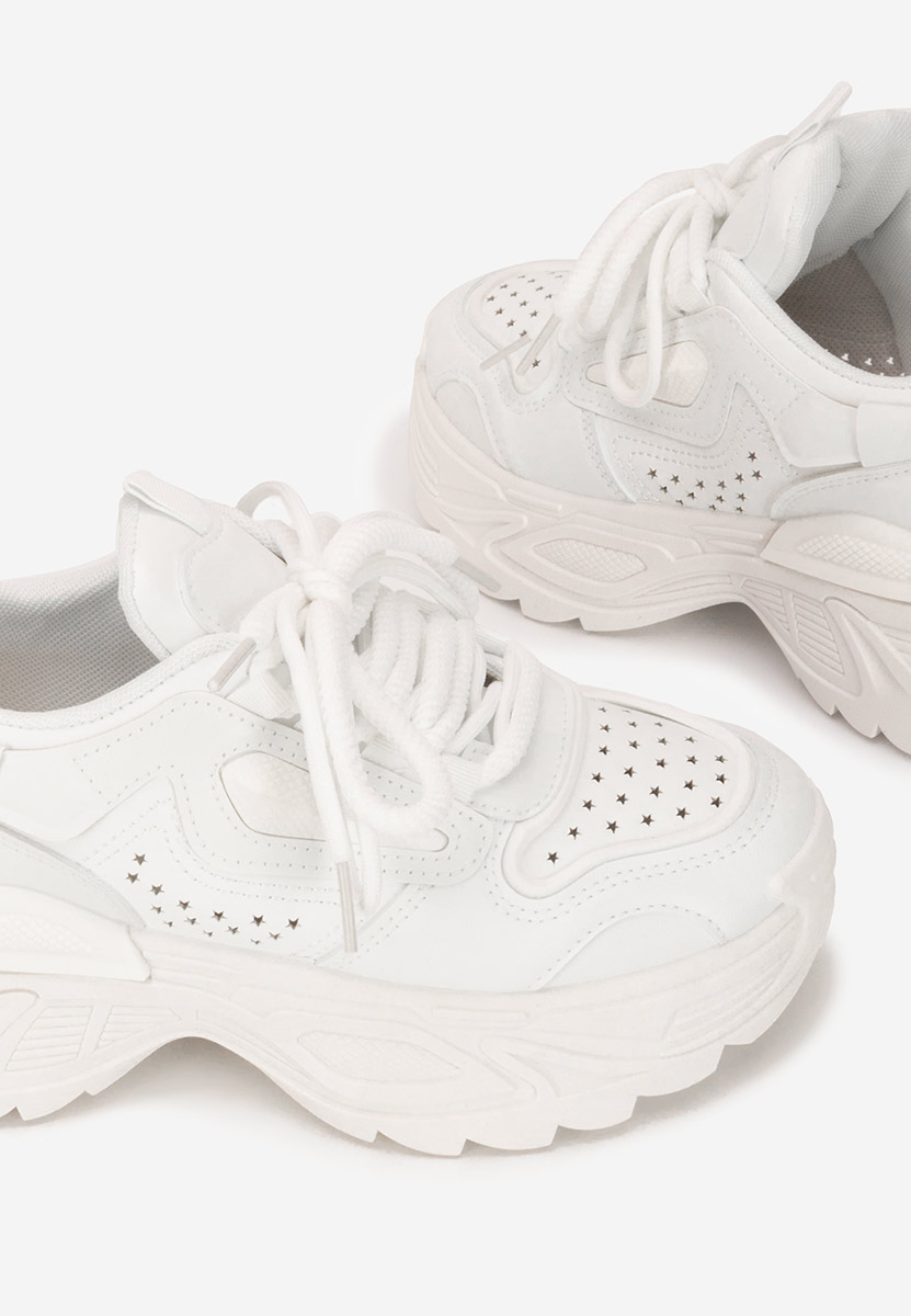 Sneakers με πλατφόρμα Dorathy λευκά