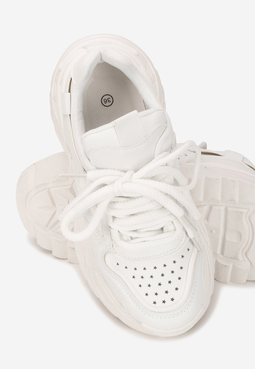 Sneakers με πλατφόρμα Dorathy λευκά