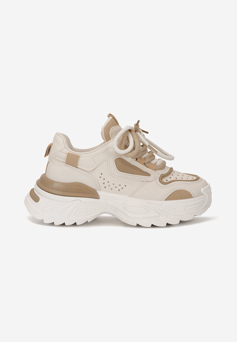 Sneakers με πλατφόρμα Dorathy μπεζ