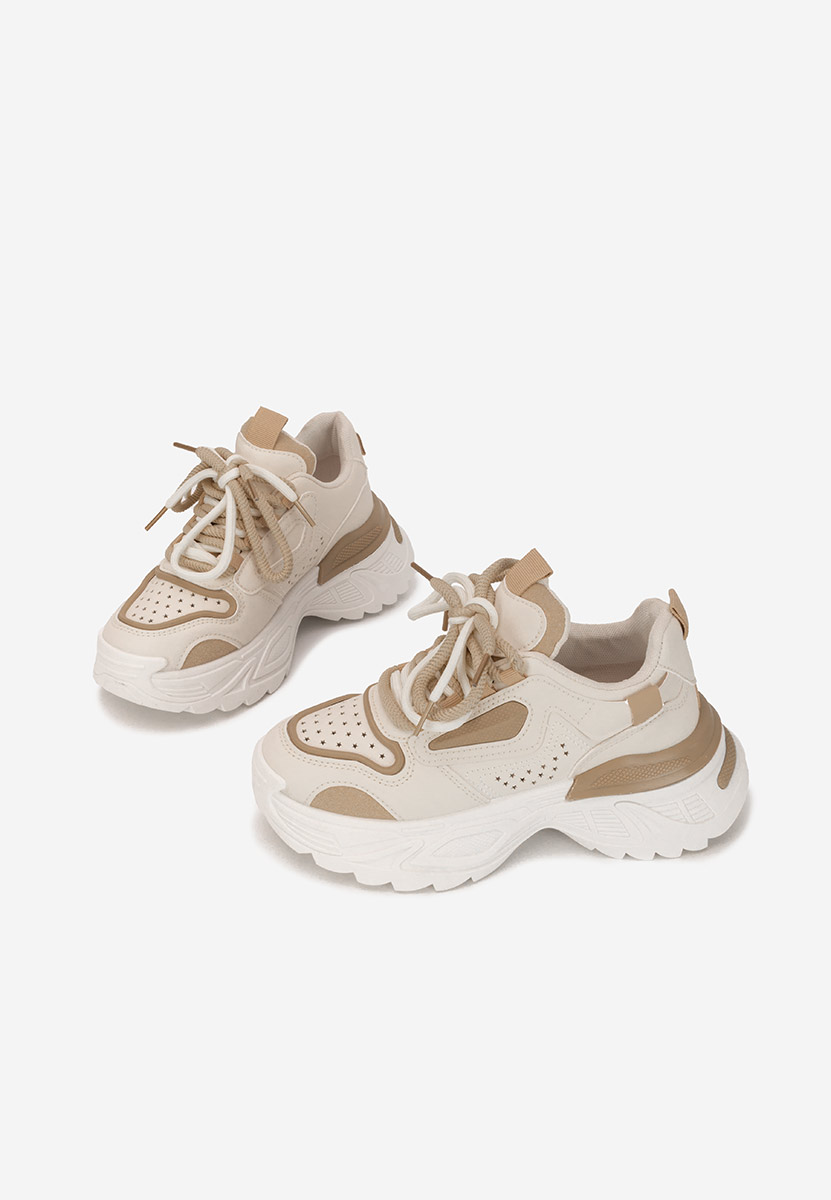 Sneakers με πλατφόρμα Dorathy μπεζ