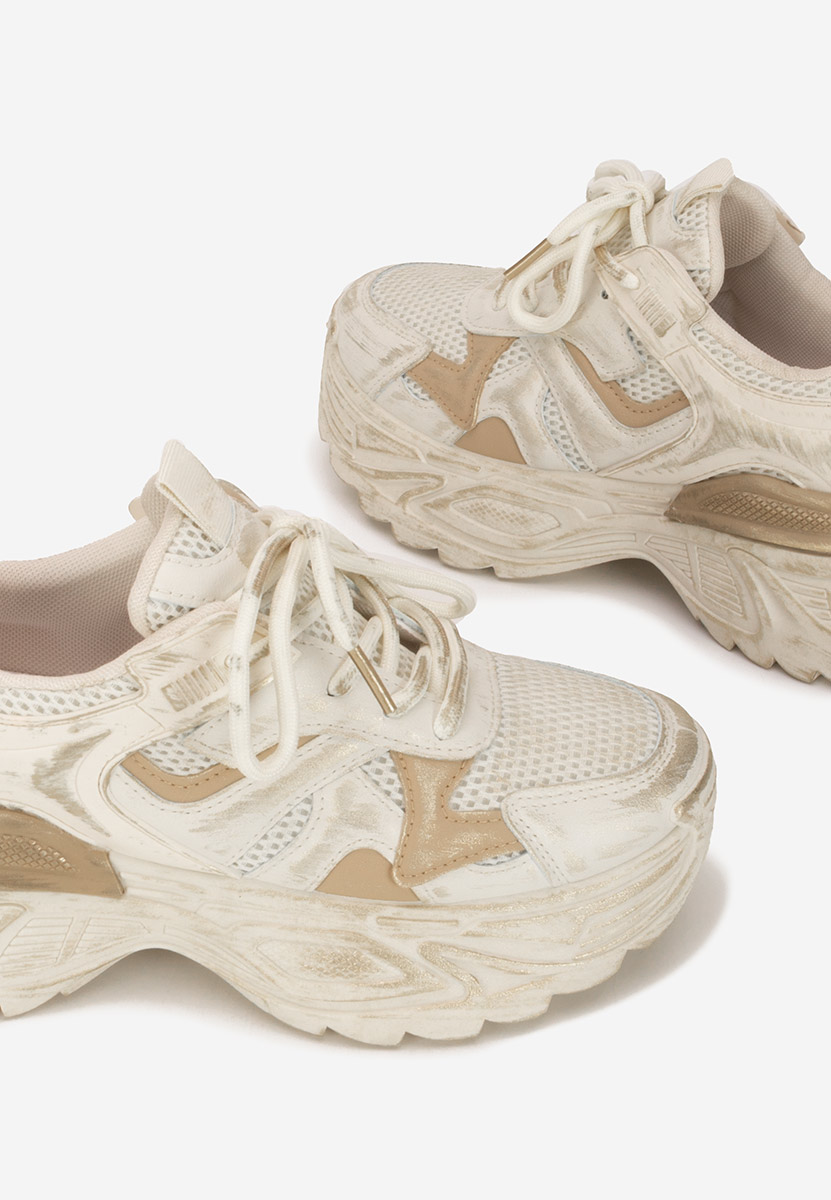 Sneakers με πλατφόρμα Yalda χακι