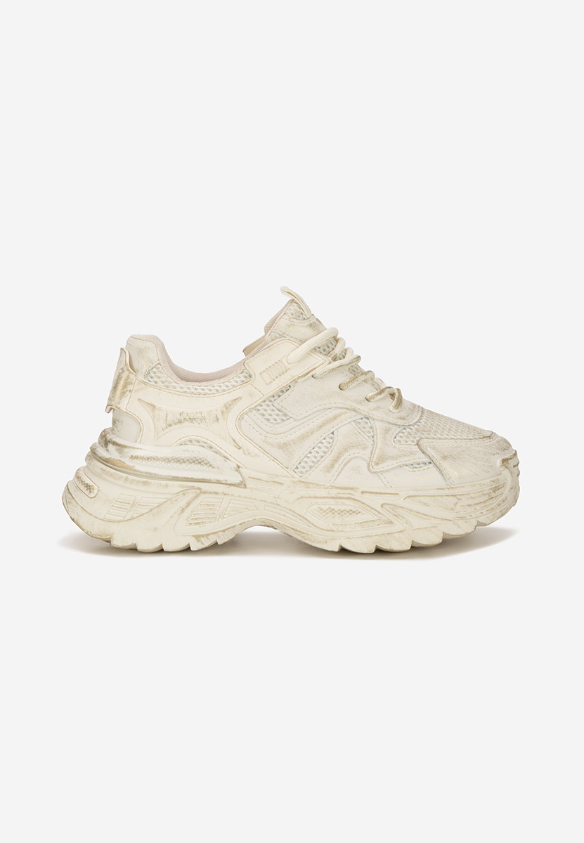 Sneakers με πλατφόρμα Yalda μπεζ