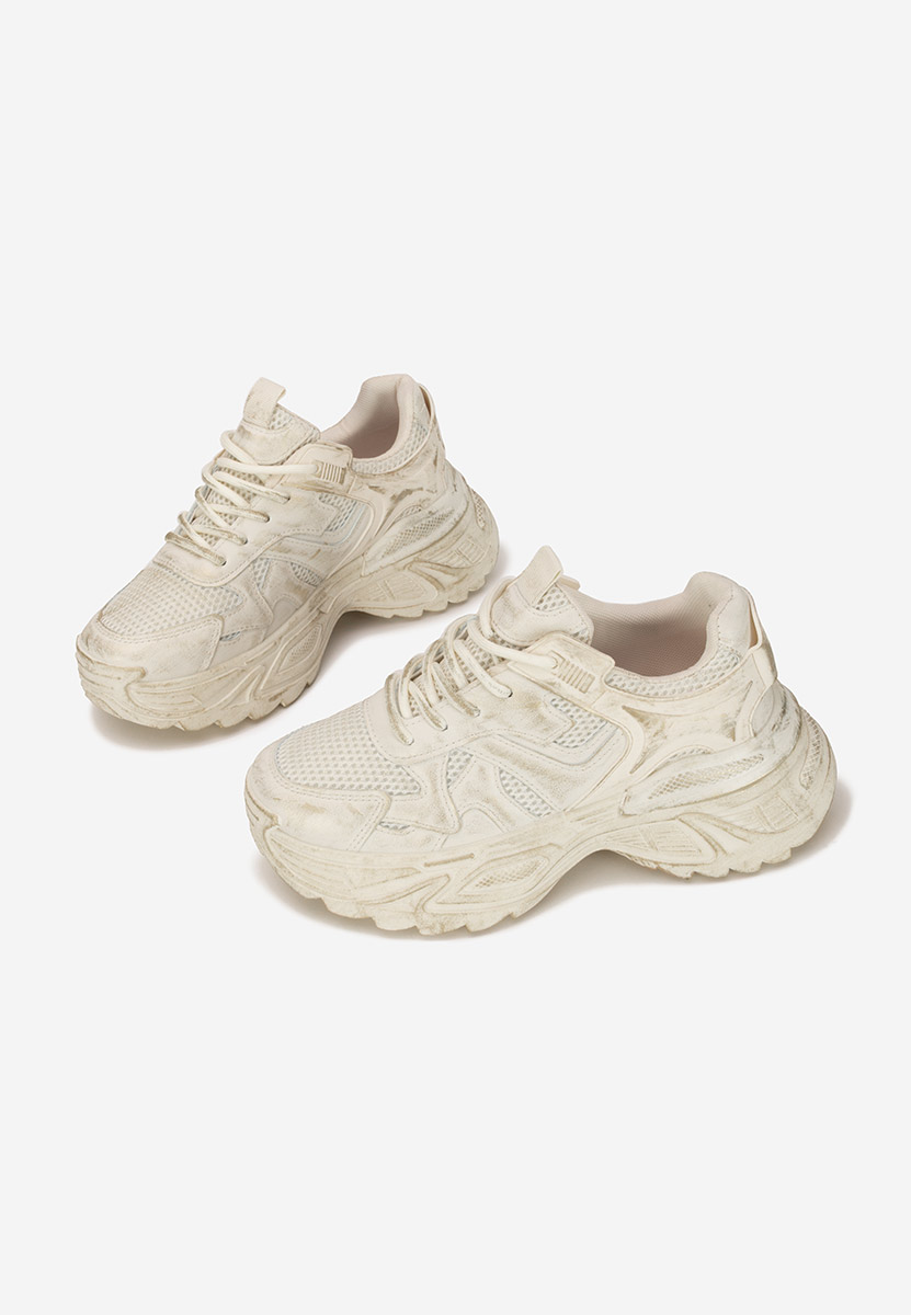 Sneakers με πλατφόρμα Yalda μπεζ