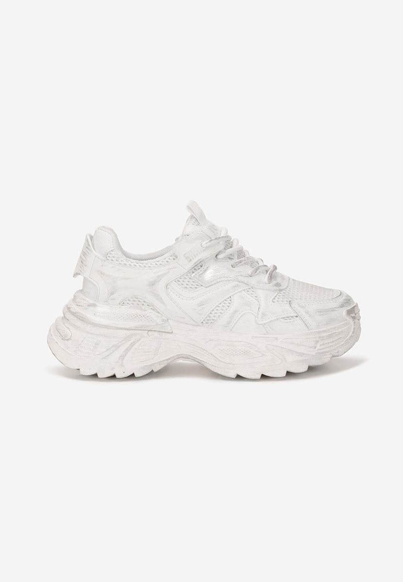 Sneakers με πλατφόρμα Yalda λευκά
