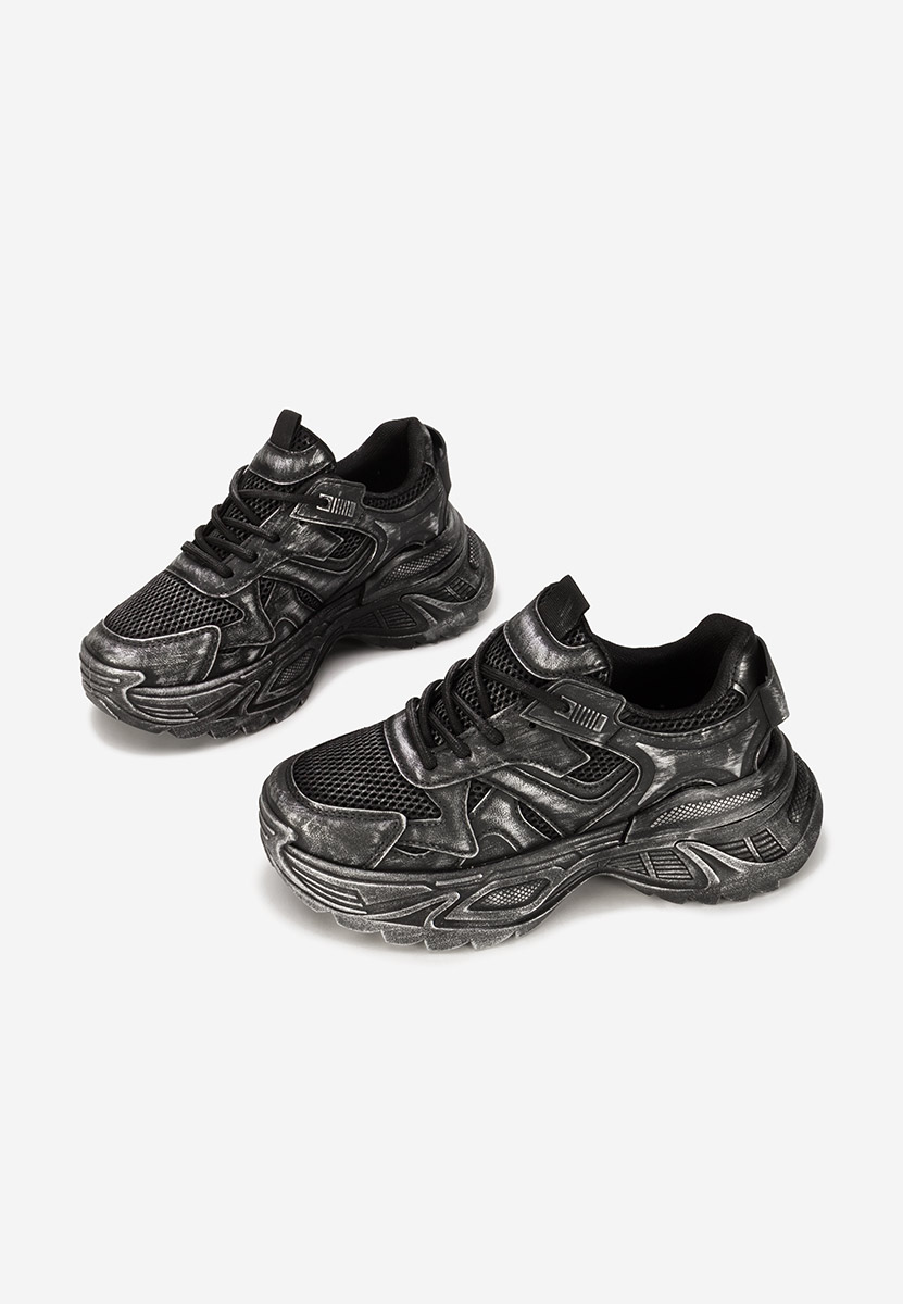 Sneakers με πλατφόρμα Yalda μαύρα