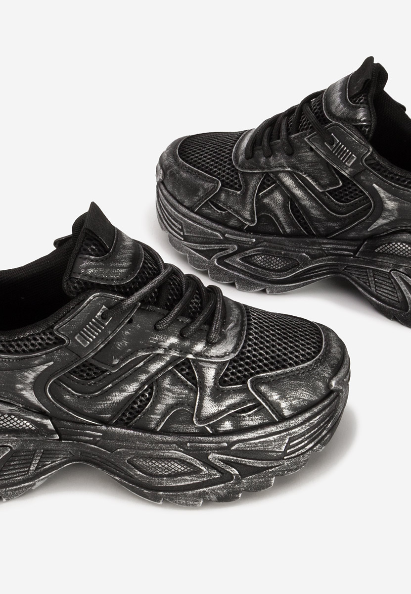 Sneakers με πλατφόρμα Yalda μαύρα