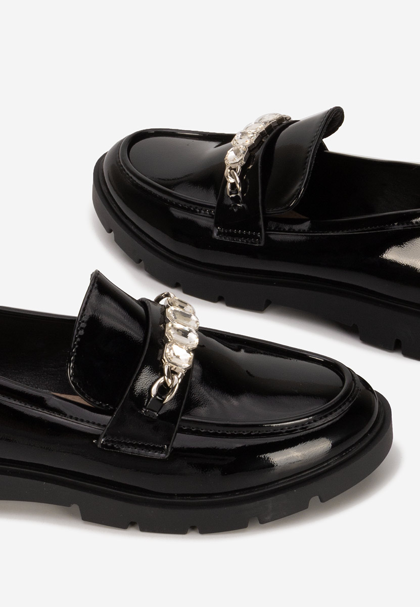 Loafers γυναικεια Anselia μαύρα