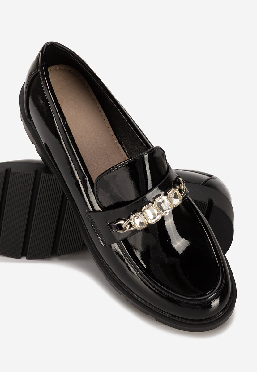 Loafers γυναικεια Anselia μαύρα