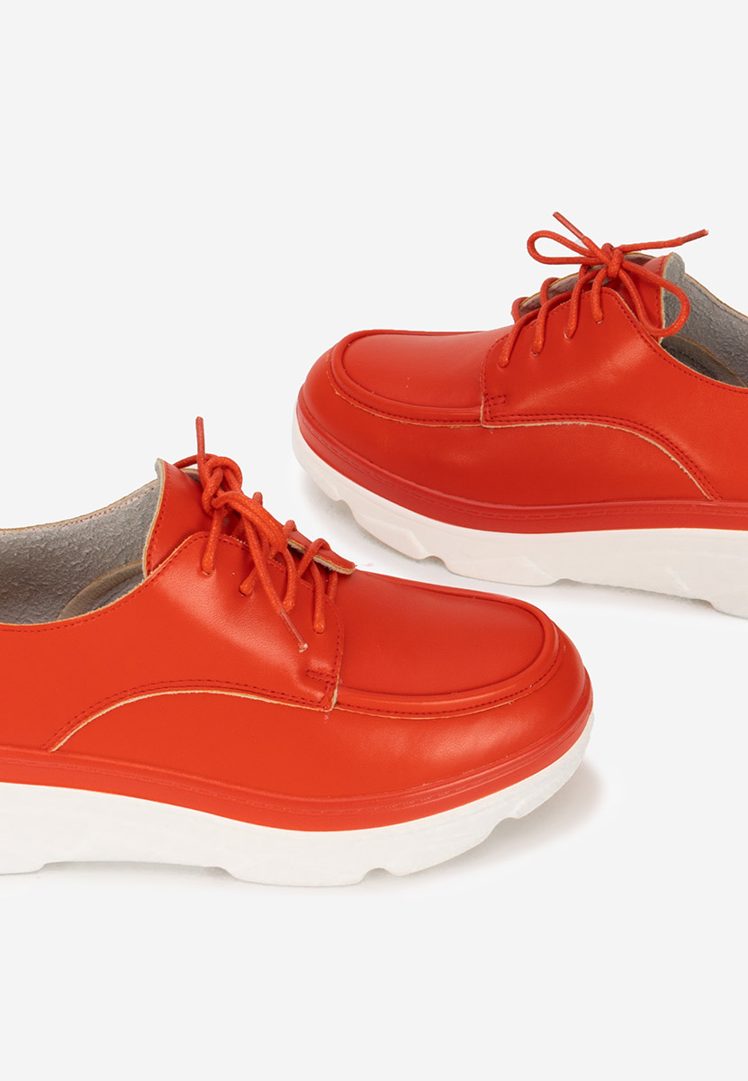 Boat shoes γυναικεια Eleonorai κοκκινο
