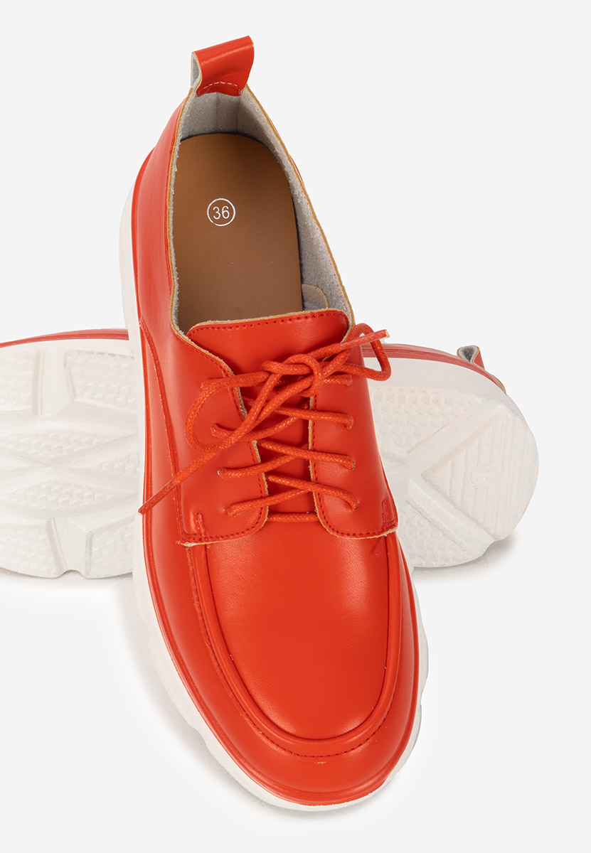 Boat shoes γυναικεια Eleonorai κοκκινο