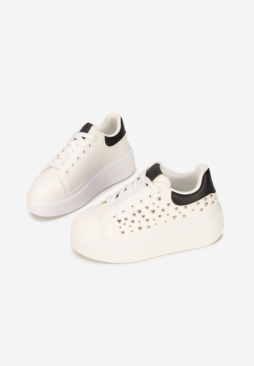 Sneakers με πλατφόρμα Lindalia λευκά