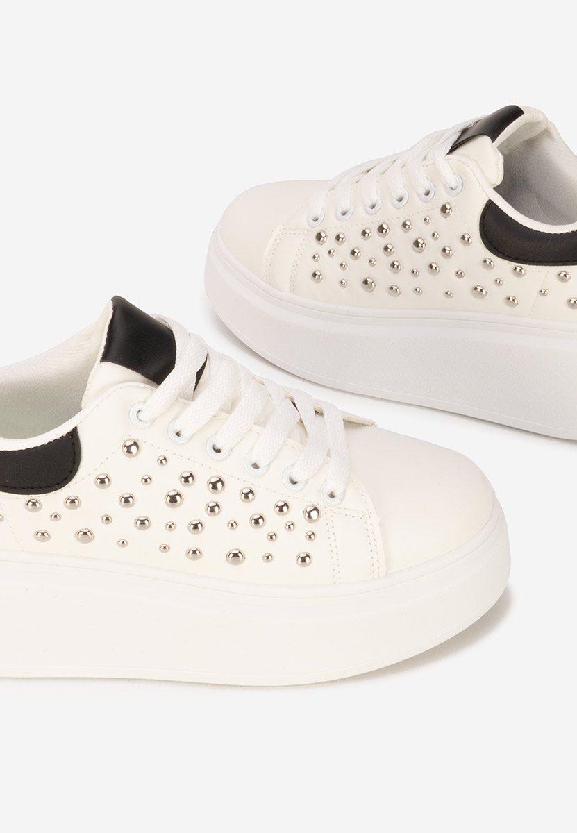 Sneakers με πλατφόρμα Lindalia λευκά