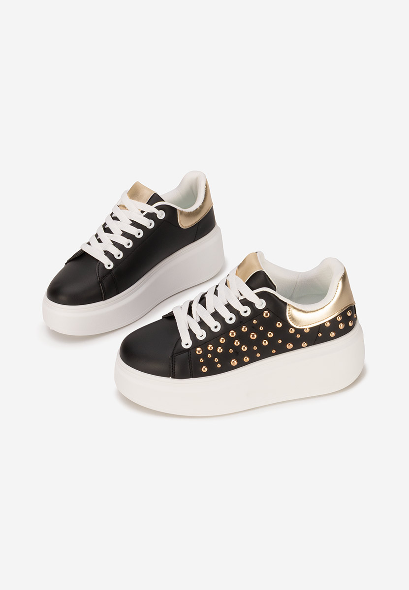 Sneakers με πλατφόρμα Lindalia μαύρα