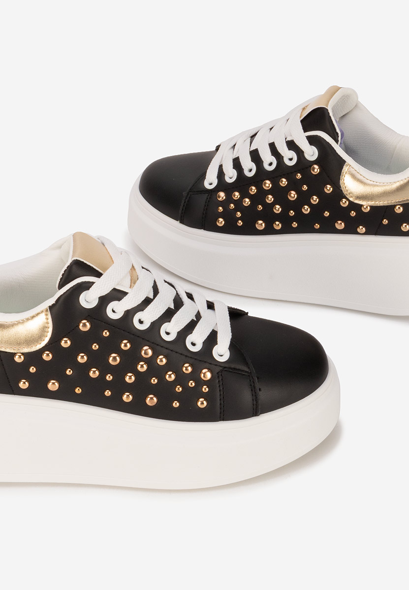 Sneakers με πλατφόρμα Lindalia μαύρα
