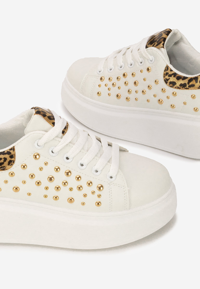 Sneakers με πλατφόρμα Lindalia V4 λευκά