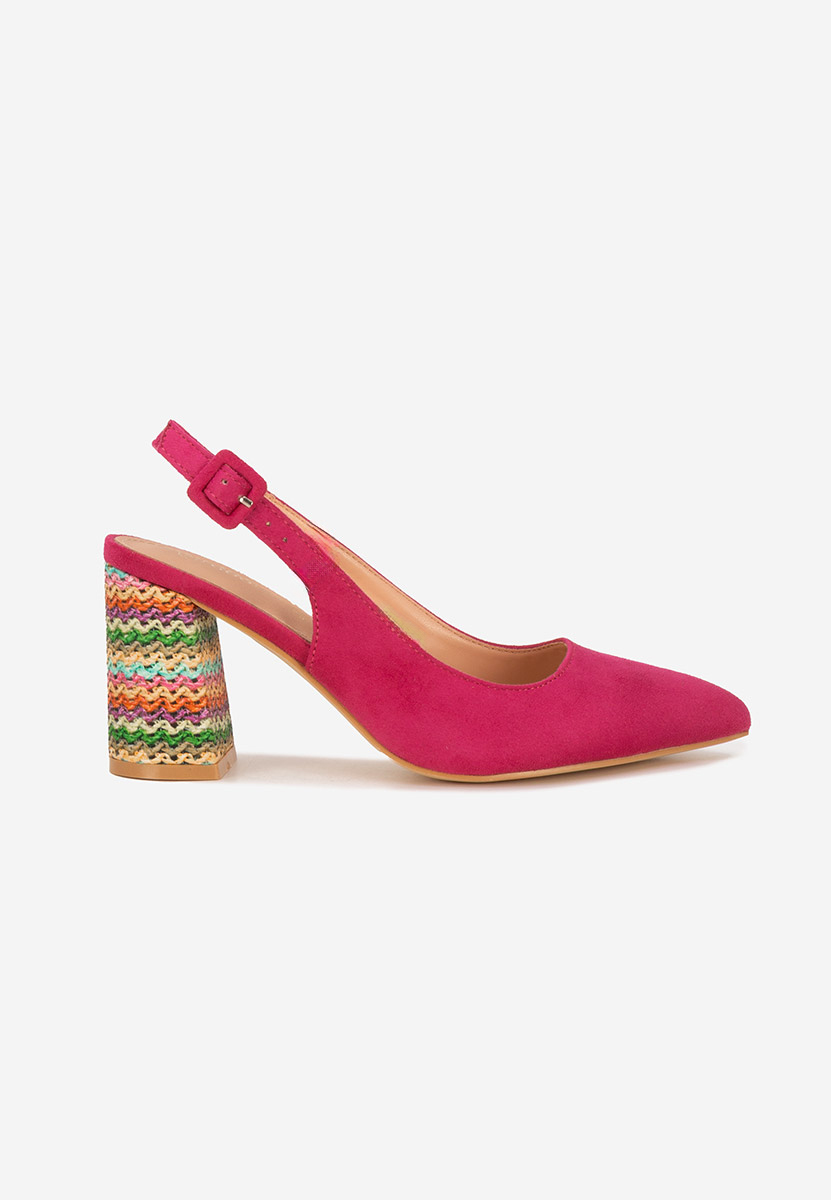 Γόβες slingback Alesiella φούξια