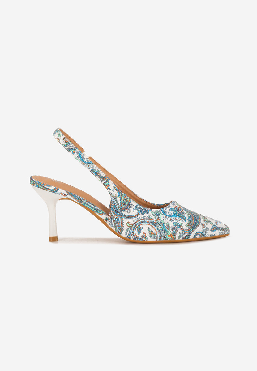 Γόβες slingback Ivorya λευκά