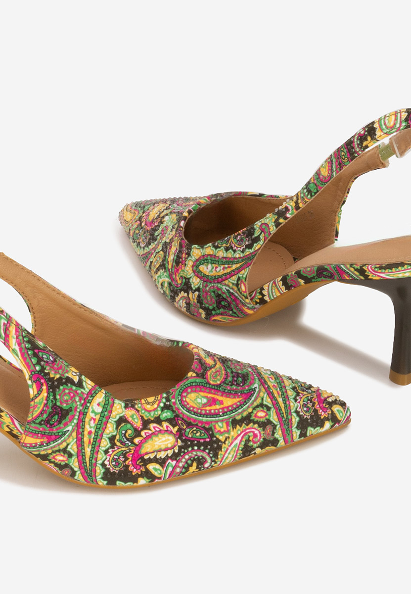Γόβες slingback Ivorya πολυχρωμο
