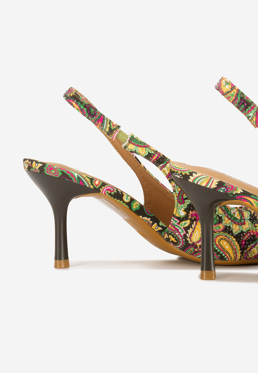Γόβες slingback Ivorya πολυχρωμο