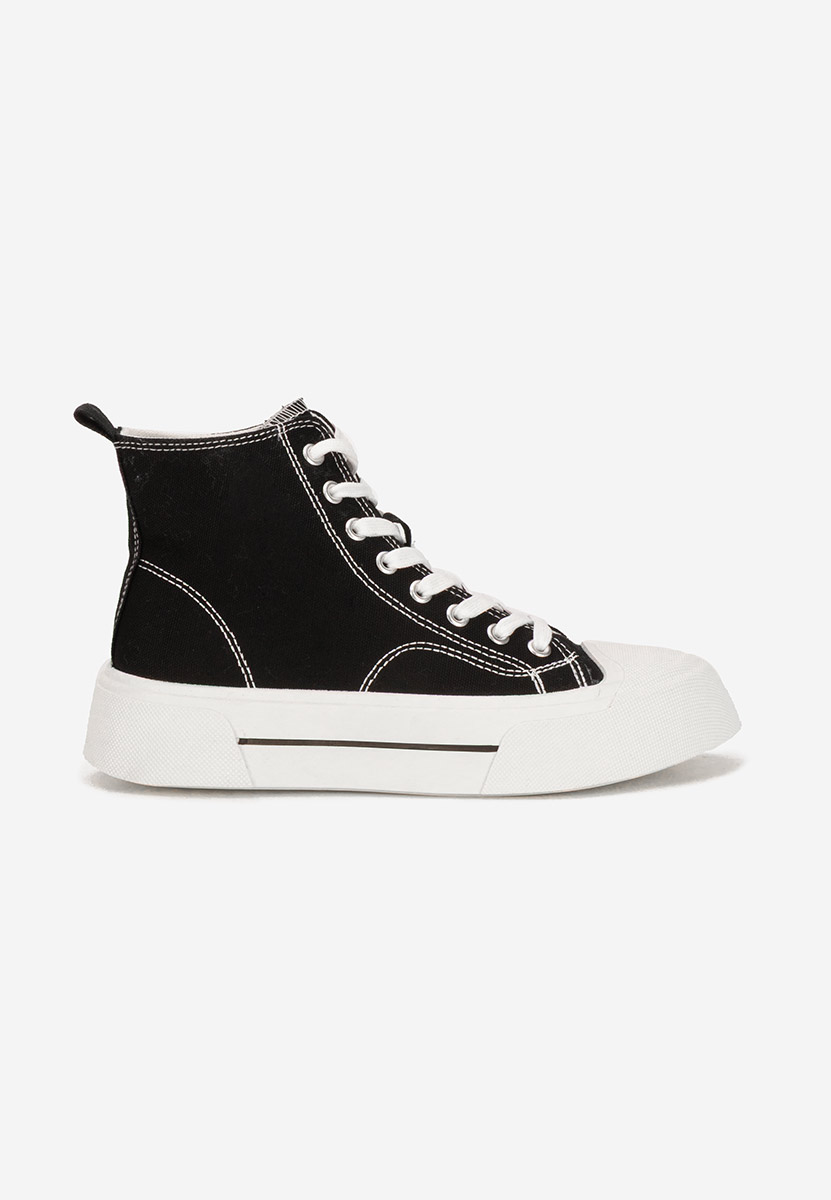 Γυναικεία sneakers αστραγάλο Minoda μαύρα