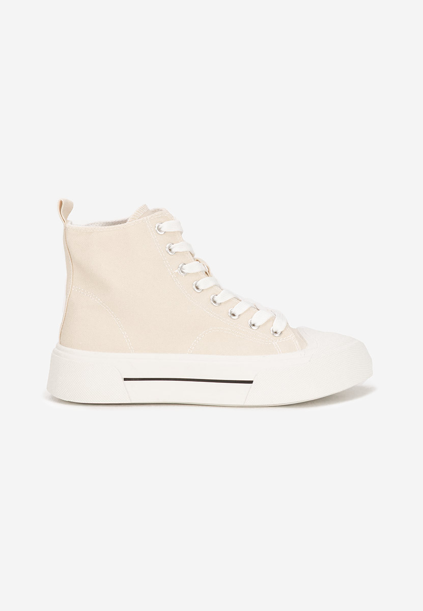 Γυναικεία sneakers αστραγάλο Minoda μπεζ