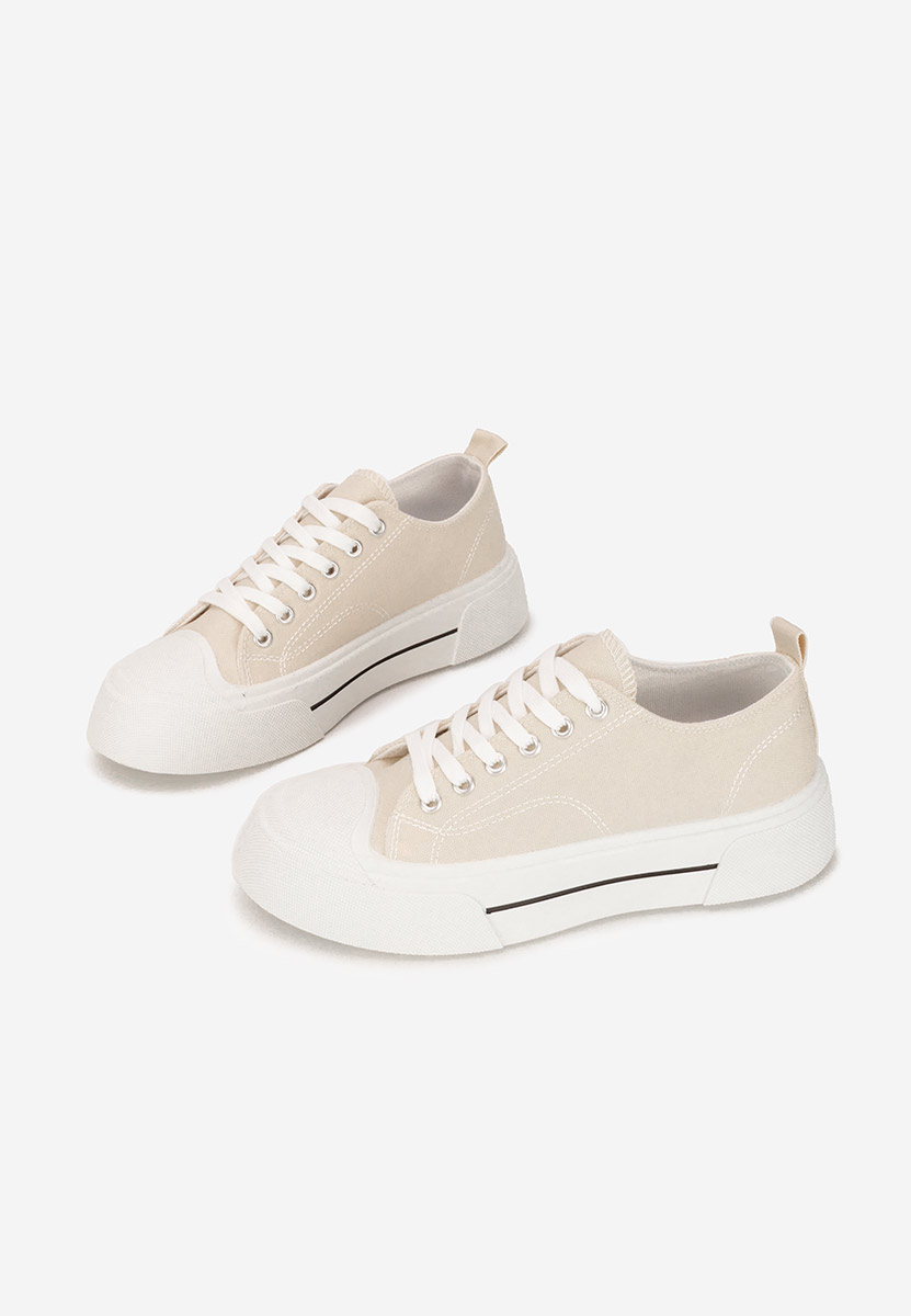 Γυναικεία sneakers Jessia μπεζ