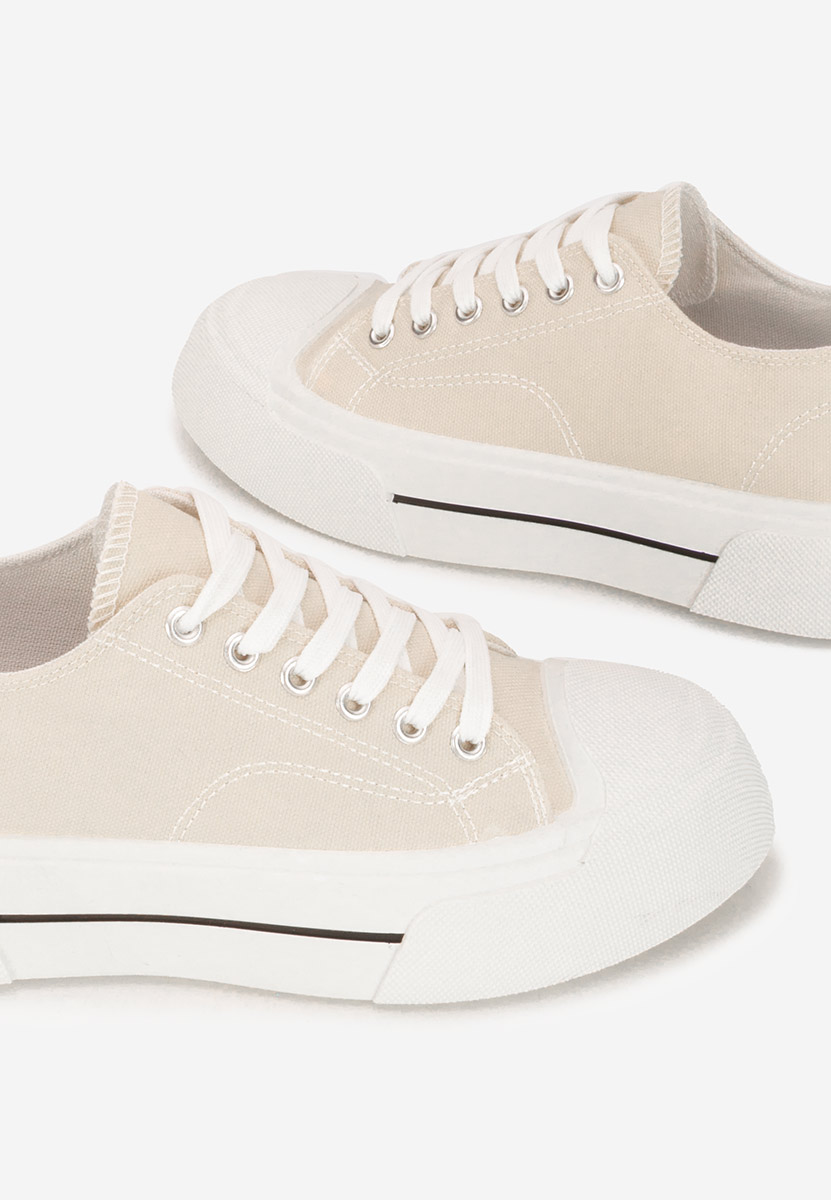 Γυναικεία sneakers Jessia μπεζ
