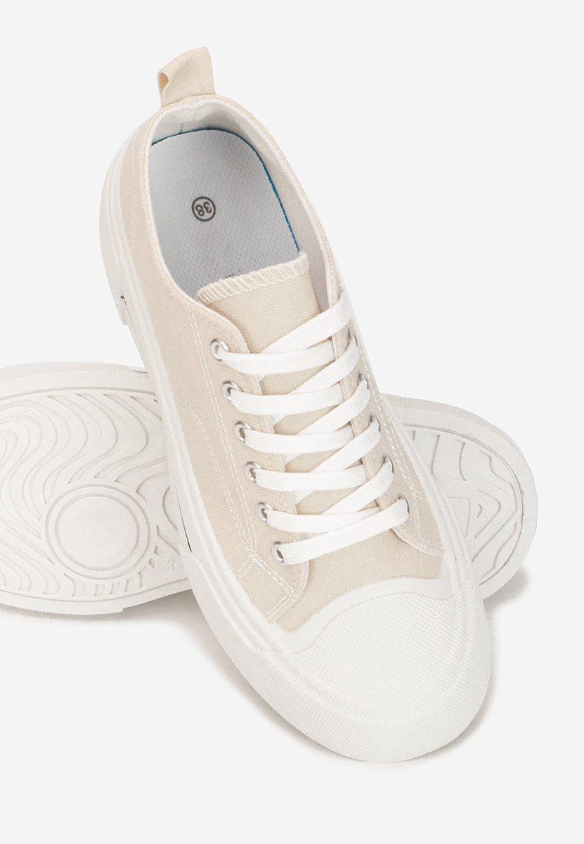 Γυναικεία sneakers Jessia μπεζ