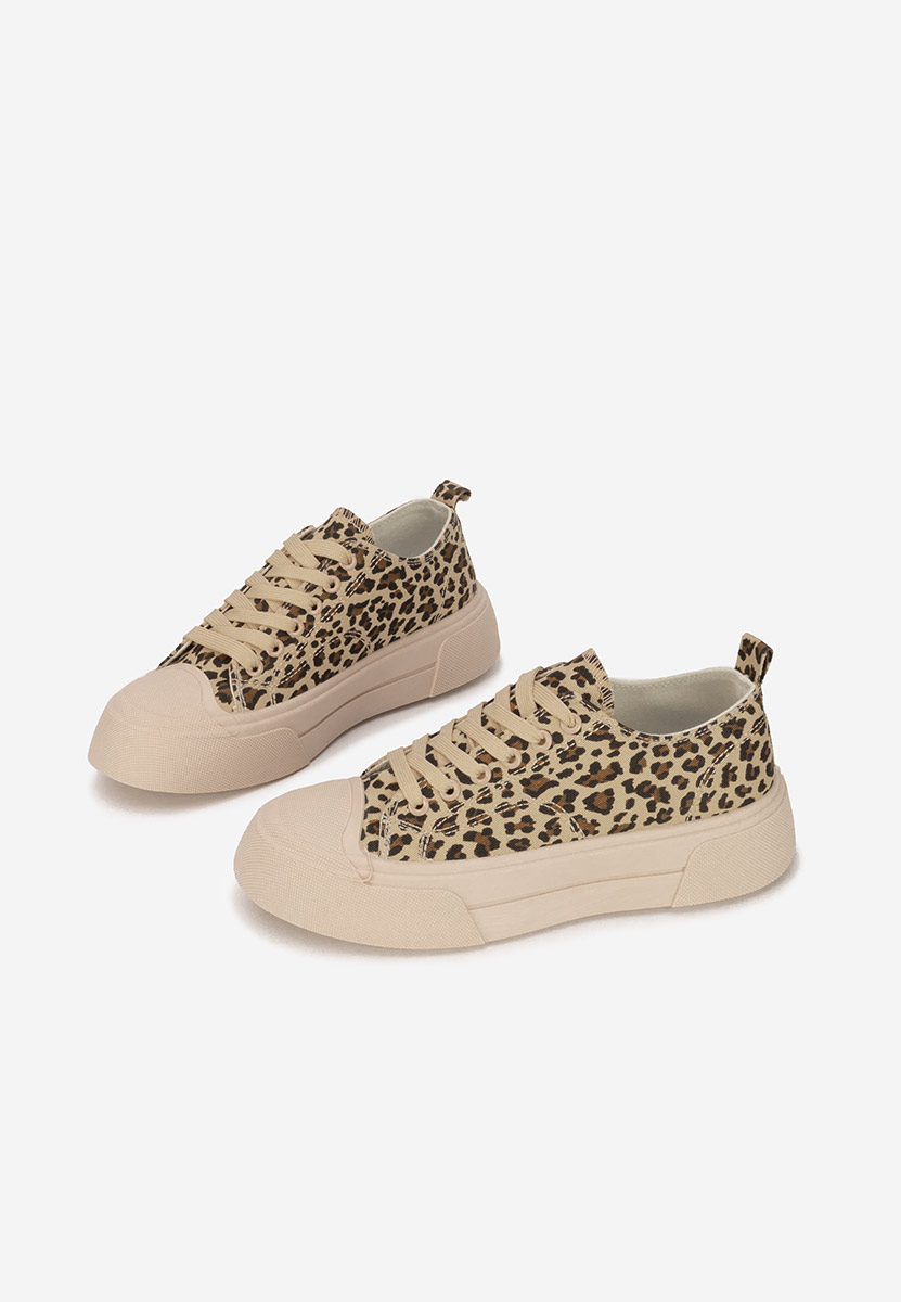 Γυναικεία sneakers Jessia λεοπαρ