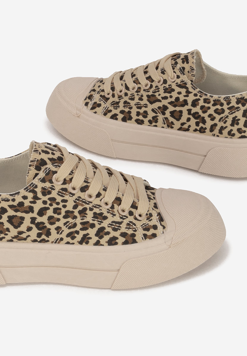 Γυναικεία sneakers Jessia λεοπαρ