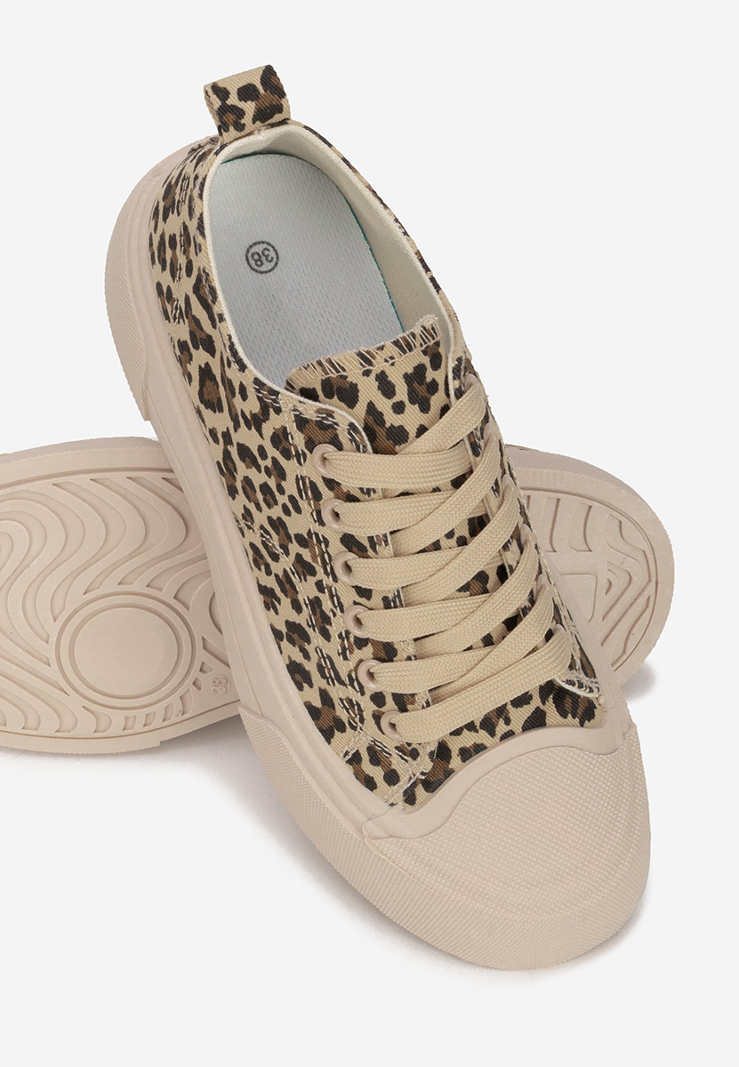 Γυναικεία sneakers Jessia λεοπαρ