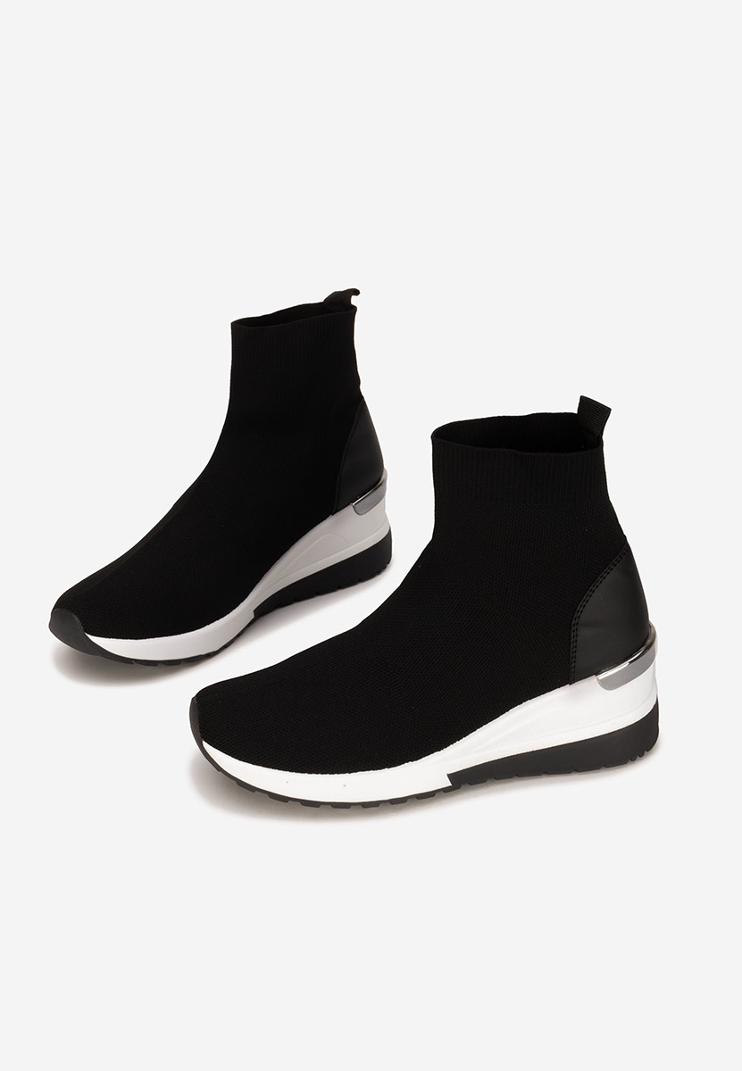 Sneakers με κάλτσα Jessina μαύρα