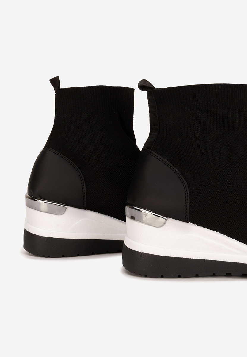 Sneakers με κάλτσα Jessina μαύρα