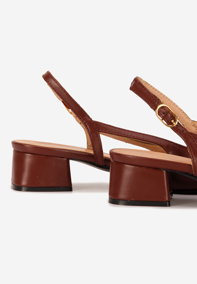 Γόβες slingback Alexonia bordo