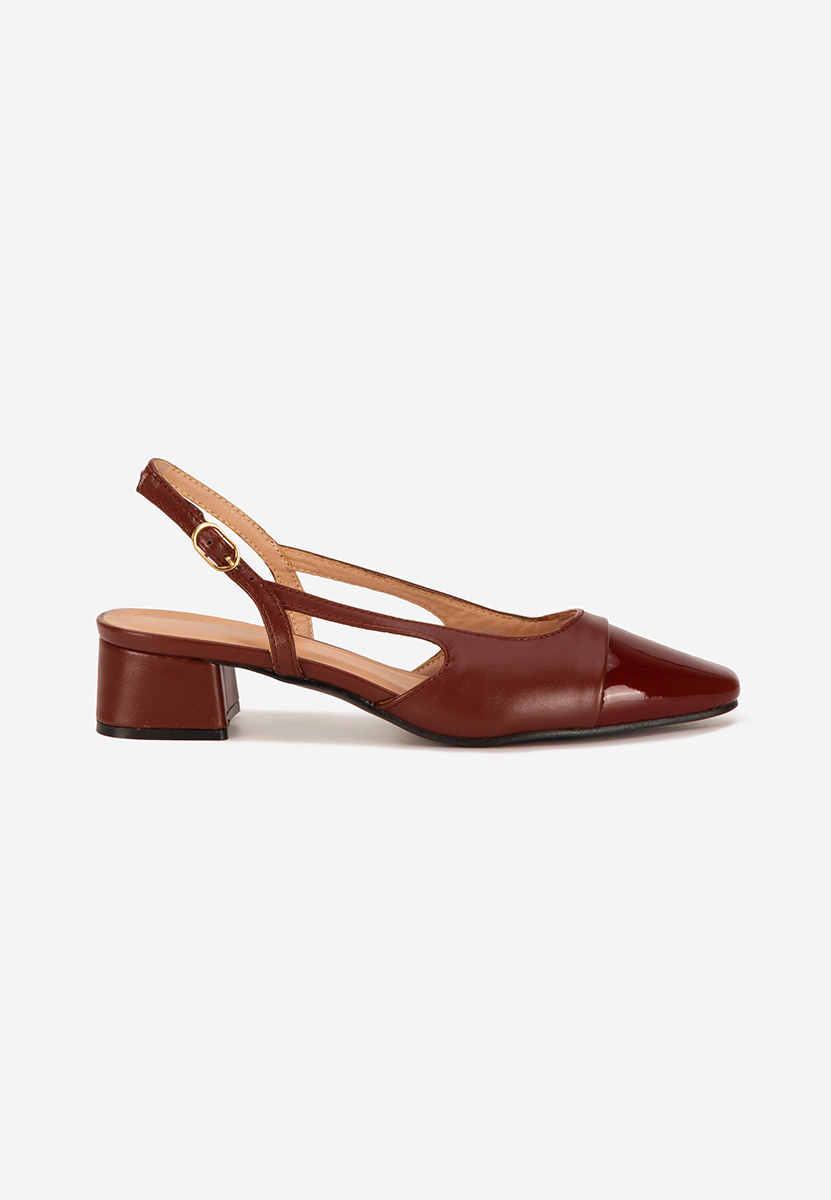 Γόβες slingback Alexonia bordo