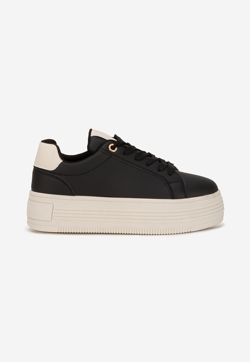 Sneakers με πλατφόρμα Sidoneya μαύρα