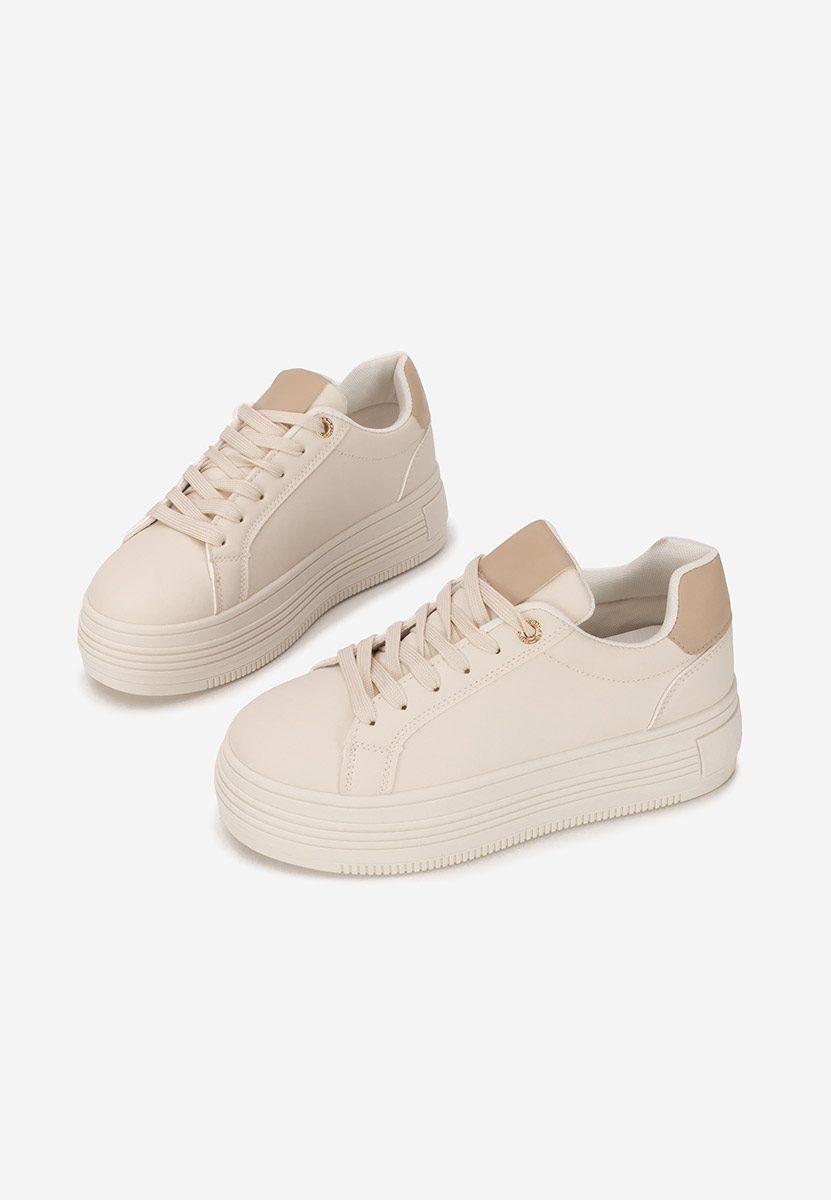 Sneakers με πλατφόρμα Sidoneya μπεζ