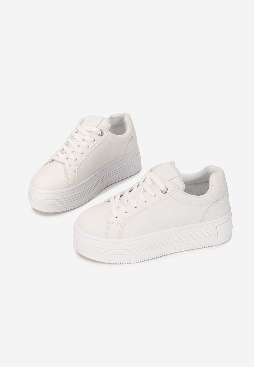 Sneakers με πλατφόρμα Sidoneya λευκά