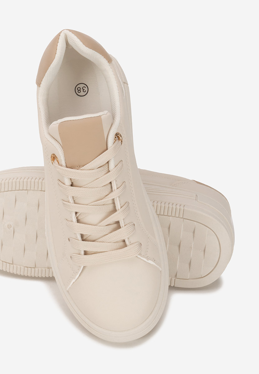 Sneakers με πλατφόρμα Sidoneya μπεζ