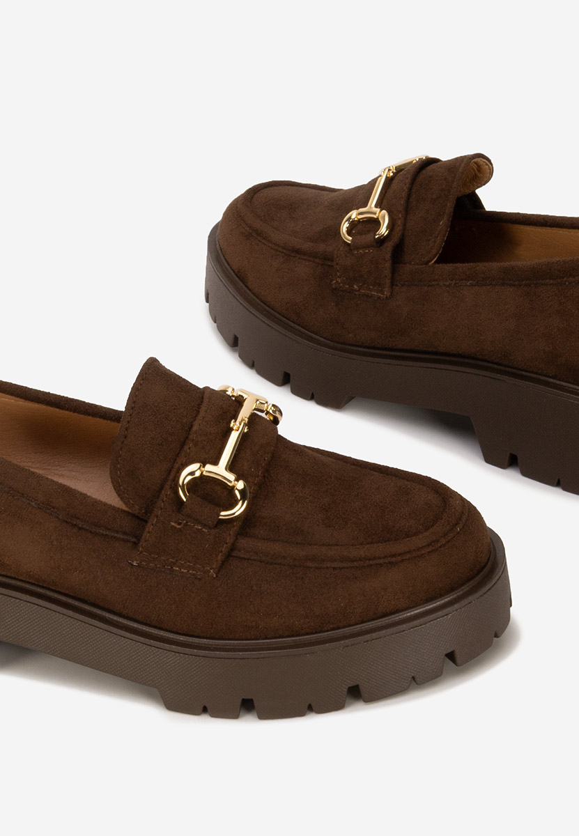 Loafers γυναικεια Belvina καφε