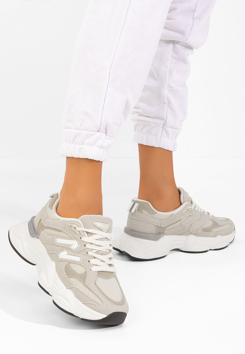 Sneakers γυναικεια Nailyn μπεζ