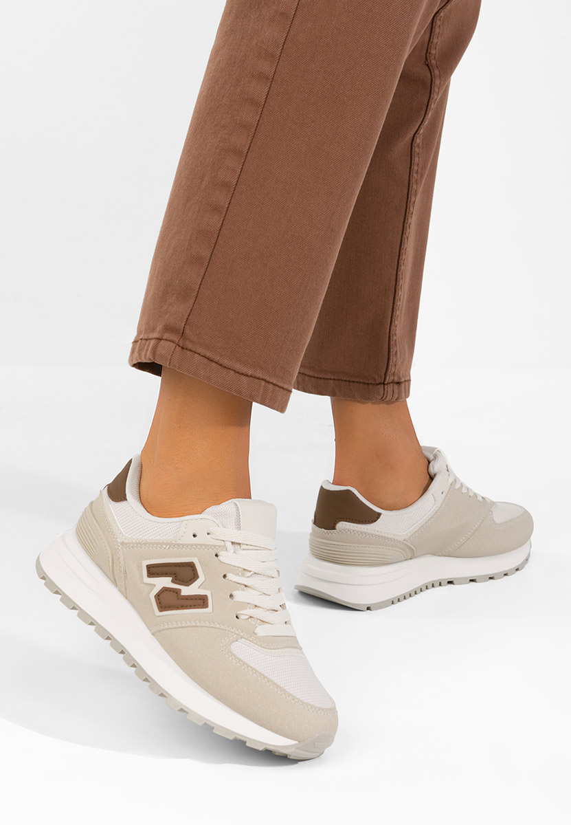 Sneakers γυναικεια Neilina μπεζ