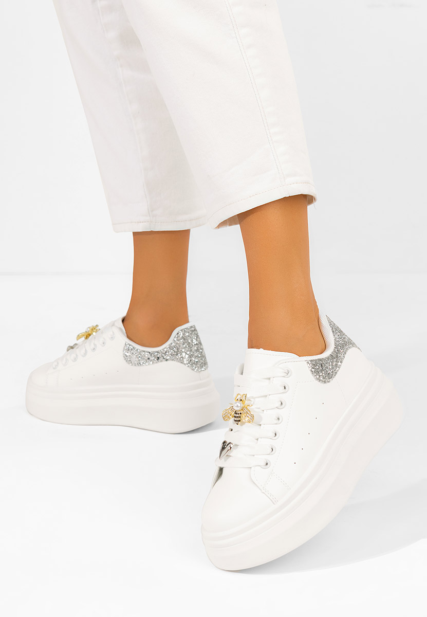 Sneakers με πλατφόρμα Medelia V3 λευκά