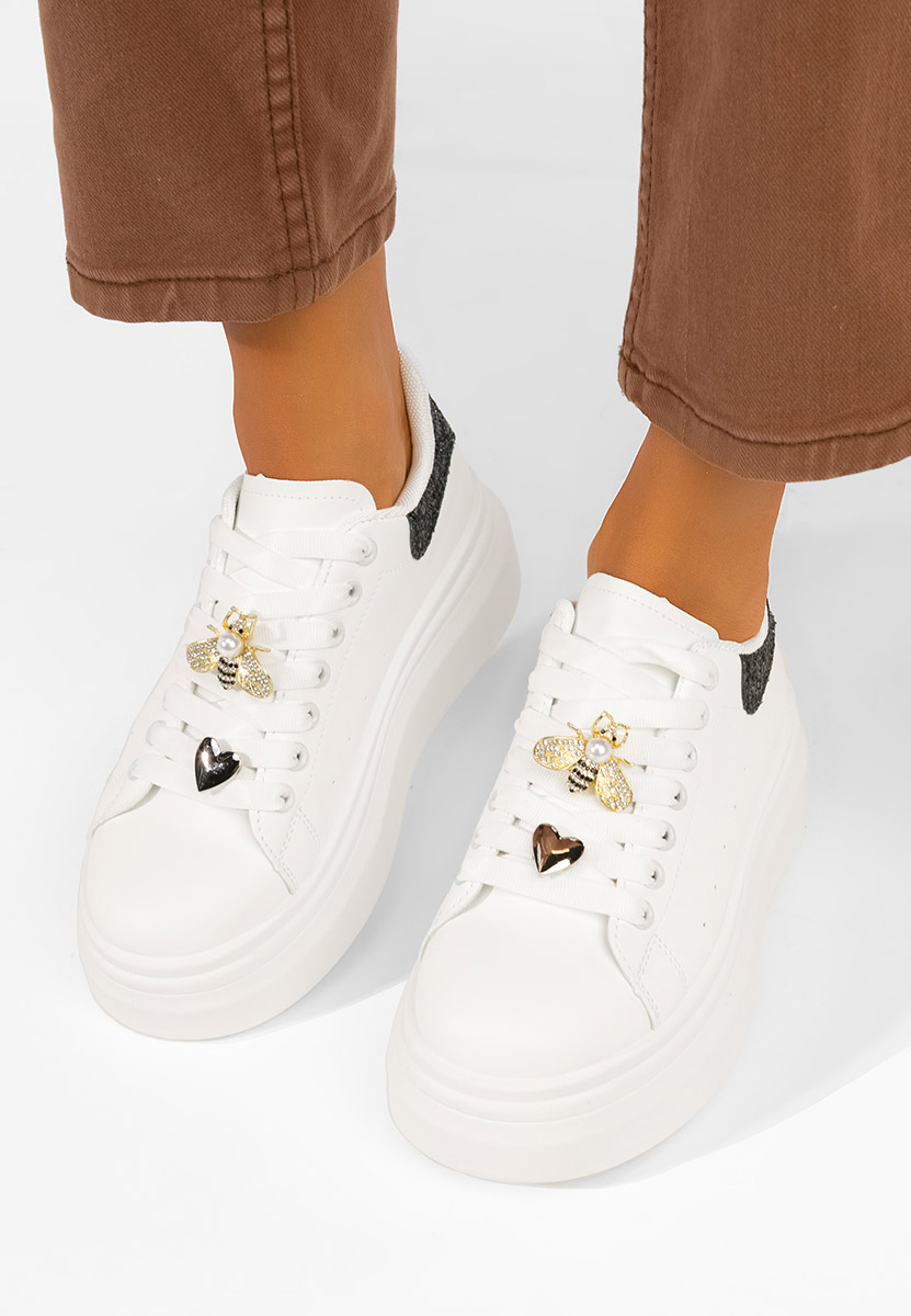 Sneakers με πλατφόρμα Medelia V4 λευκά